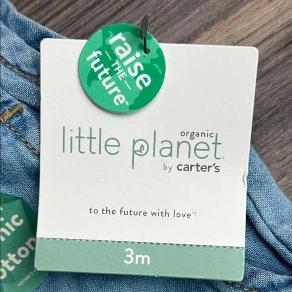 NWT Organic Cotton Shortalls - Picture 2 of 14